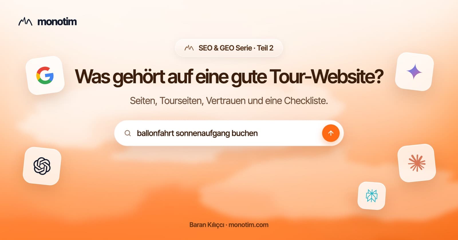 Was gehört auf eine gute Website für Touranbieter? Tourseite, Vertrauenssignale und Buchungsbutton
