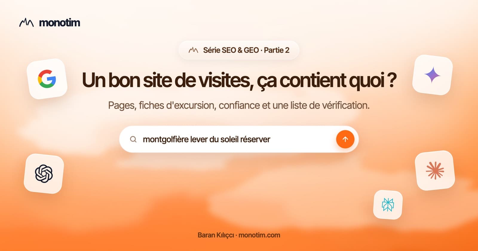 Que doit contenir un bon site d'organisateur de visites ? Page d'excursion, signes de confiance et bouton de réservation
