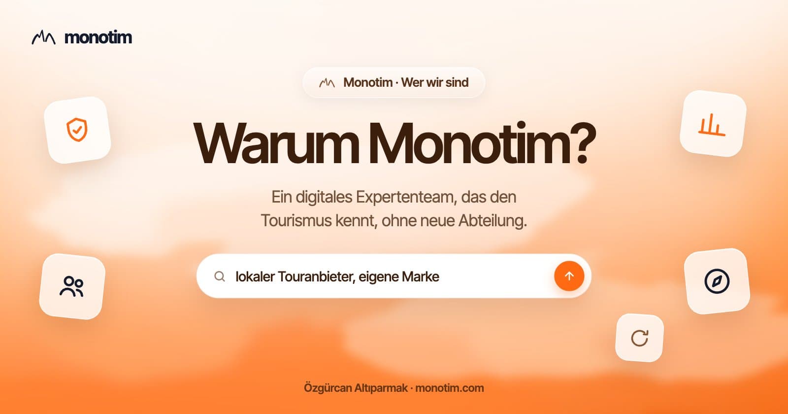 Warum Monotim? Ein digitales Expertenteam für Tour- und Erlebnisanbieter