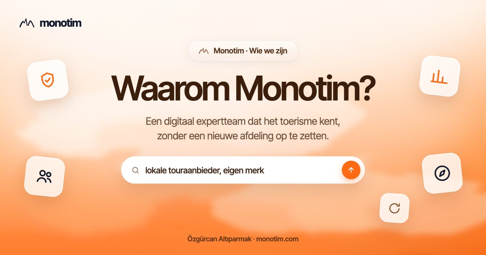 Waarom Monotim? Een digitaal expertteam voor tour- en belevingsaanbieders
